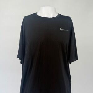 Nike Dri-FIT Mens Training T-Shirt Black Short Sleeve XXL 2XL